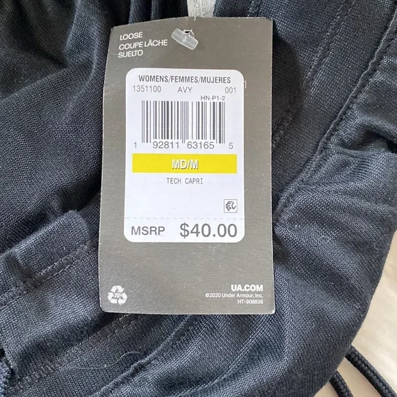 Women’s under armor, medium tech Capri NWT - Picture 3 of 3